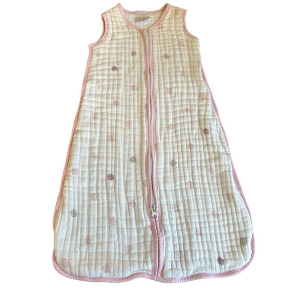 Aden + Anais Babies Sleep Sack Small 0-6 Months White Pastel Polka Dots Comfort - Picture 1 of 11